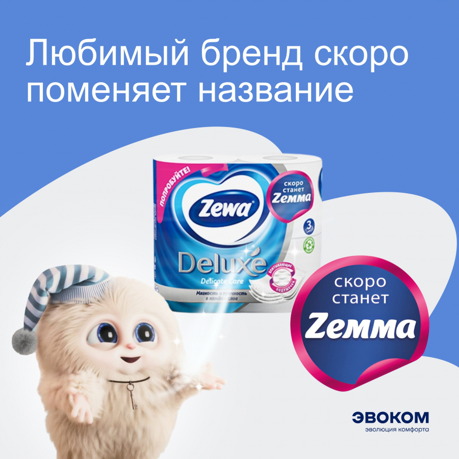 Zewa становится Zemma: компания «ЭвоКом» объявила о ребрендинге  