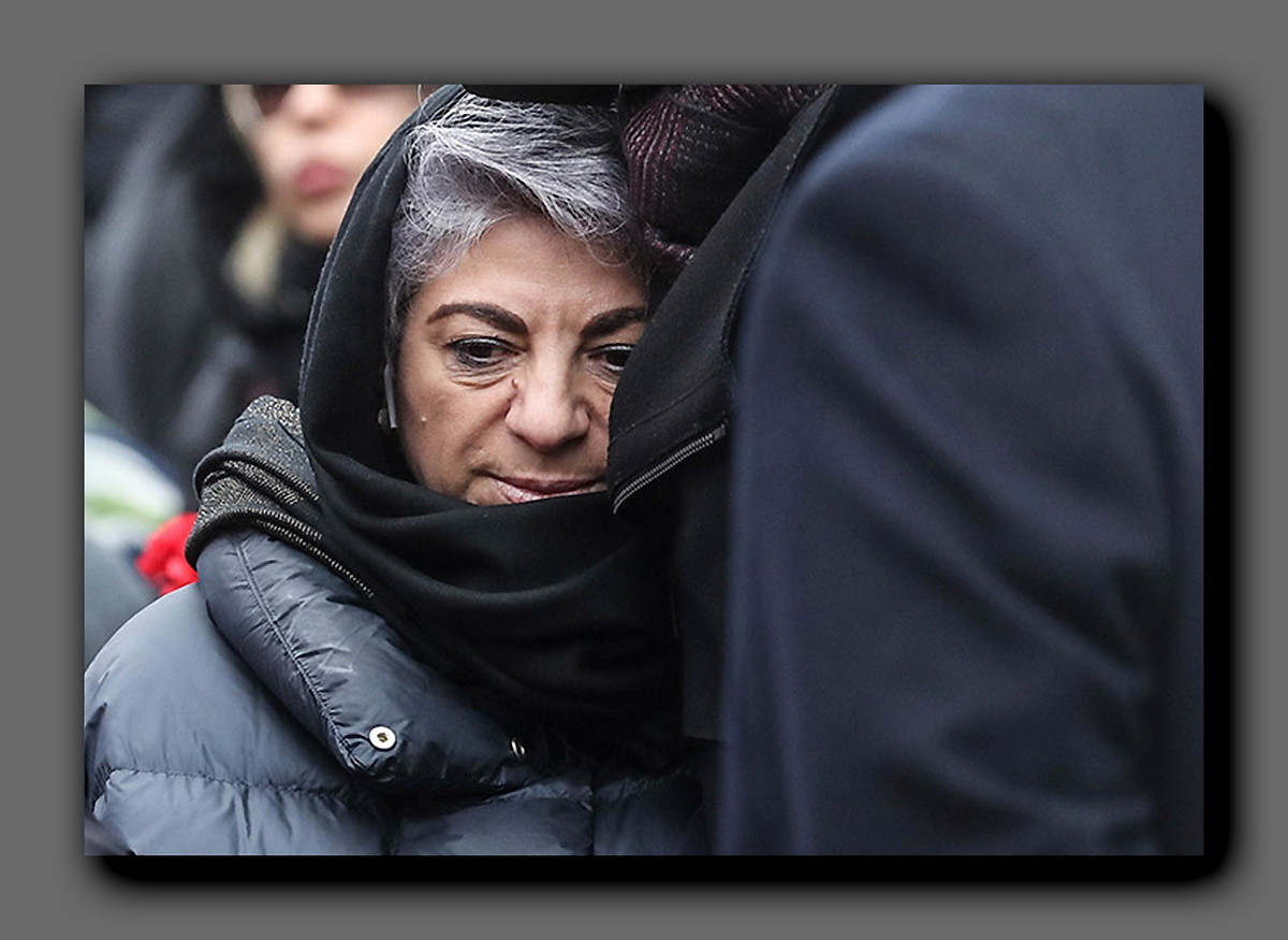 Вдова Игоря Кириллова во время траурной церемонии. Фото из открытых источников