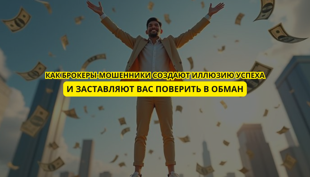 Как брокеры-мошенники создают иллюзию успеха и заставляют вас поверить в обман