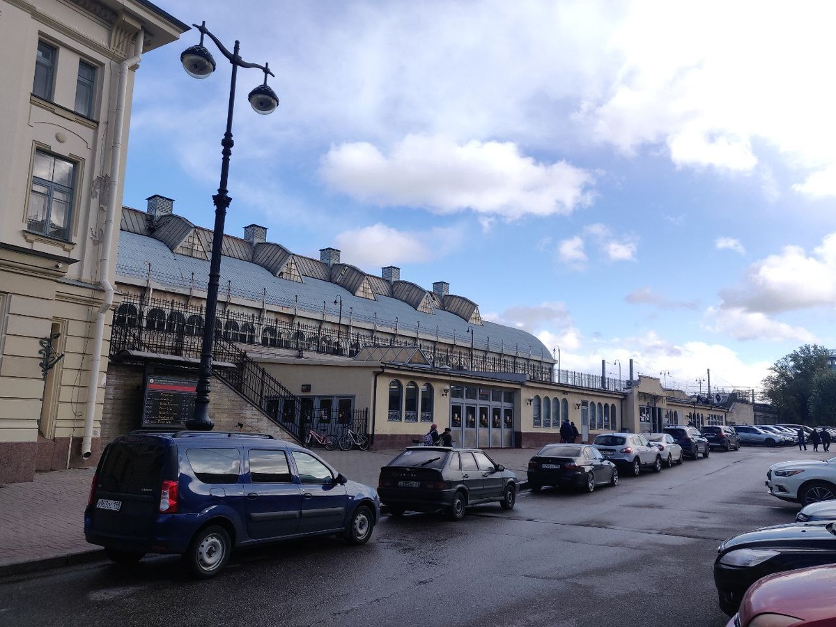 Вид на ул. Введенский канал и Витебский вокзал, Санкт-Петербург Фото автора