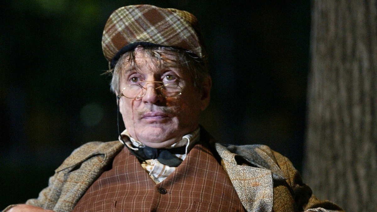 Александр Абдулов на съемках сериала «Мастер и Маргарита»