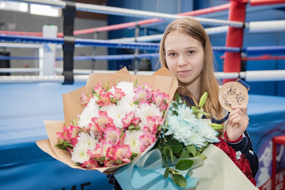    Анастасия тренируется под руководством своего отца Александра Тюнина. Юлия Блоцкая