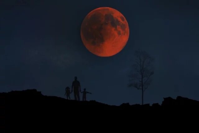    Жители каких регионов России смогут увидеть кровавое затмение 14 марта?