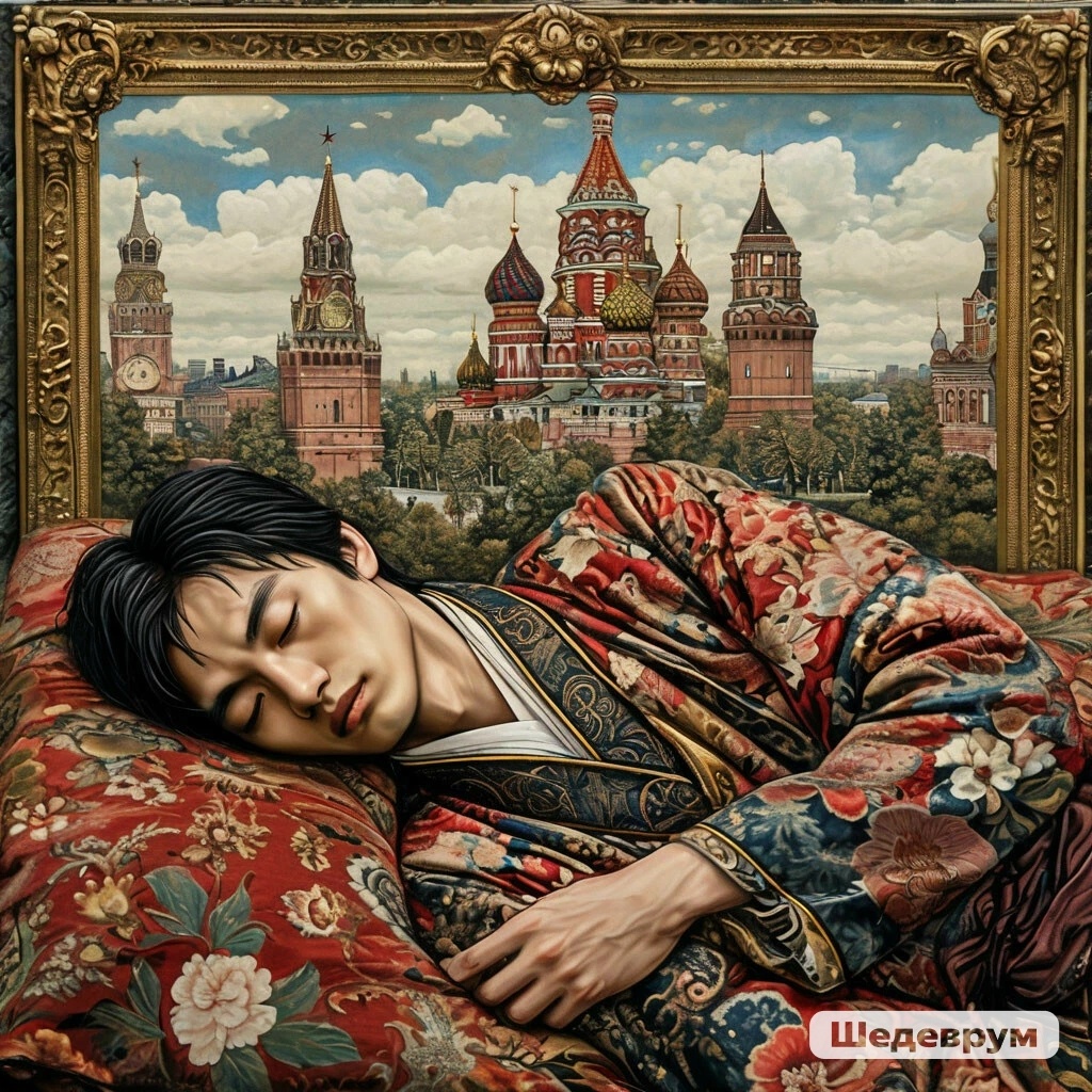 Мне понравился вариант Шедеврума - сны японца о России. 