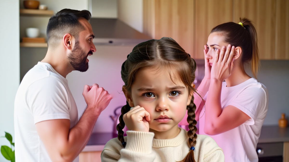 — А он, когда пришёл, он сильно сердился. Говорил громко. А я пряталась в комнате и рисовала.