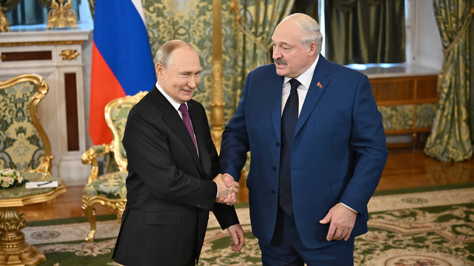 Владимир Путин и Александр Лукашенко.📷Фото: Дмитрий Азаров / Коммерсантъ