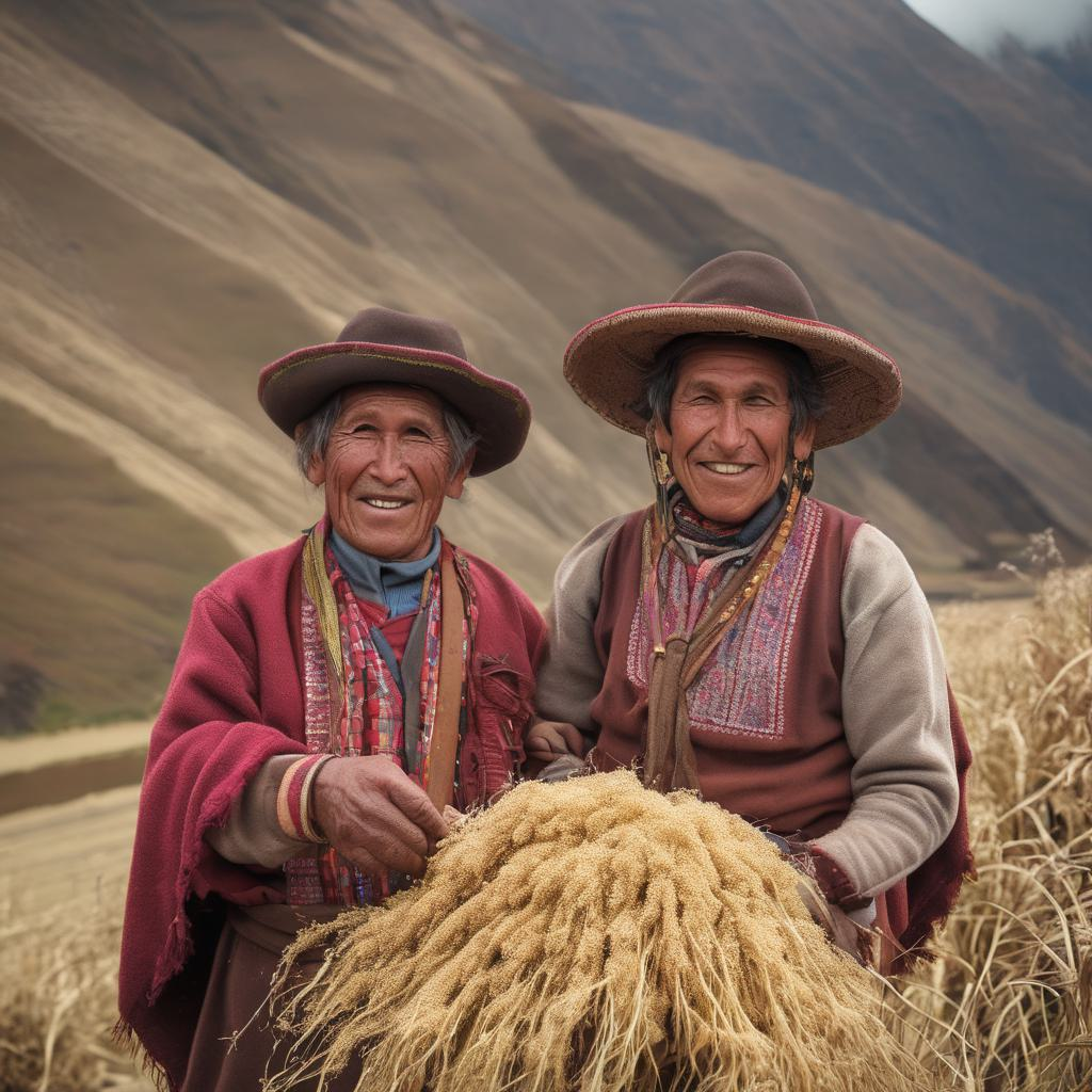 Киноа в перуанских Андах