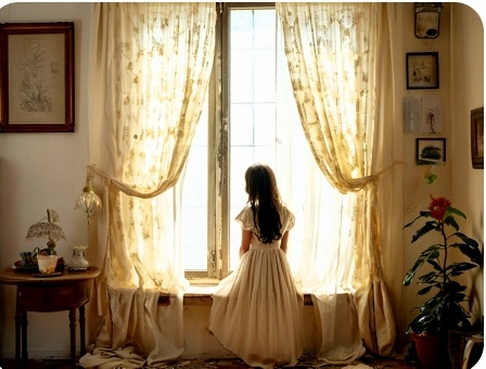 Ожидание у окна.