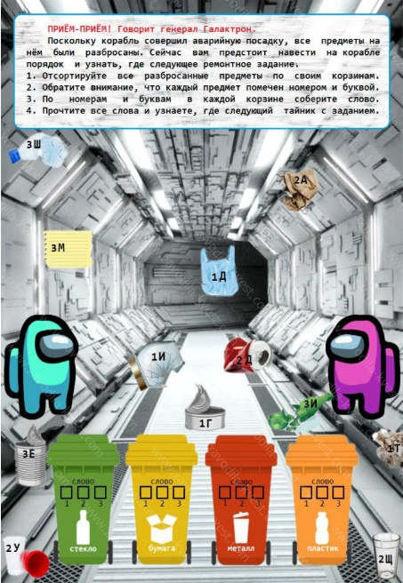 Детский квест Амонг Ас — Among Us с поиском спрятанных подарков - Zavodila-kvest