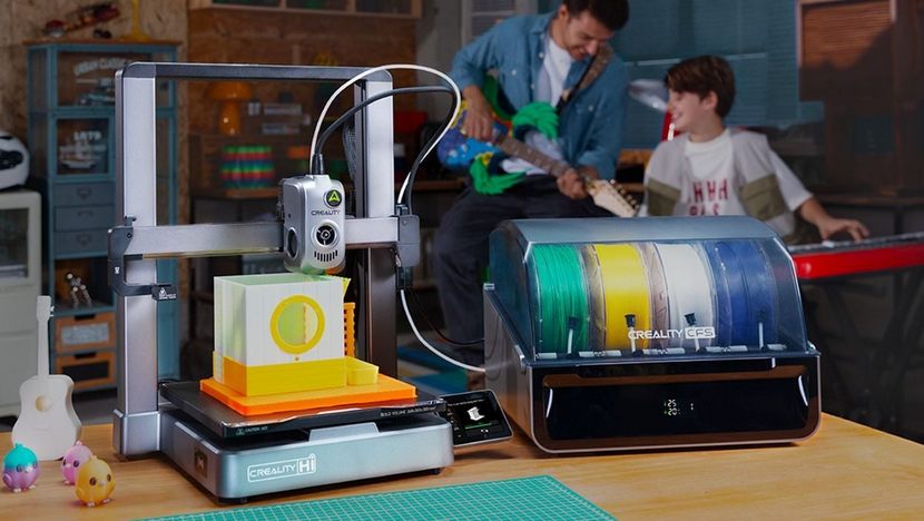 Creality представляет Hi Combo: высокоскоростной 3D-принтер с автоматической сменой нити