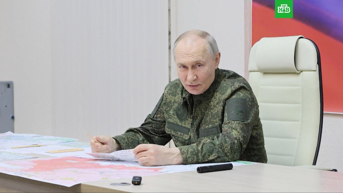    Путин поставил задачу в кратчайшие сроки разгромить противника в Курской области