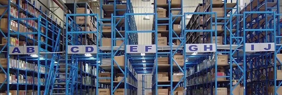 Традиционная разметка стеллажей