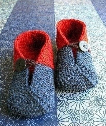 Вязанные тапочки