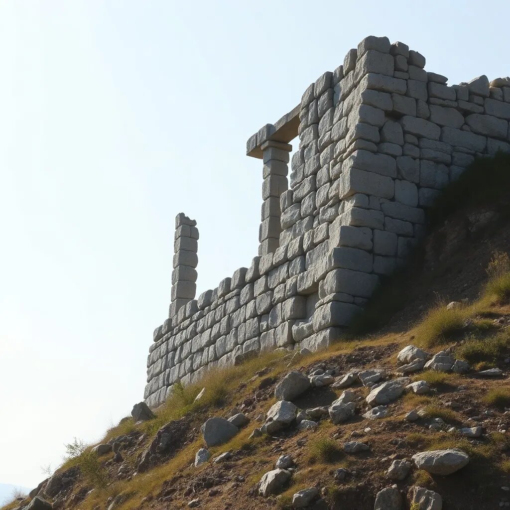 Стена из блоков