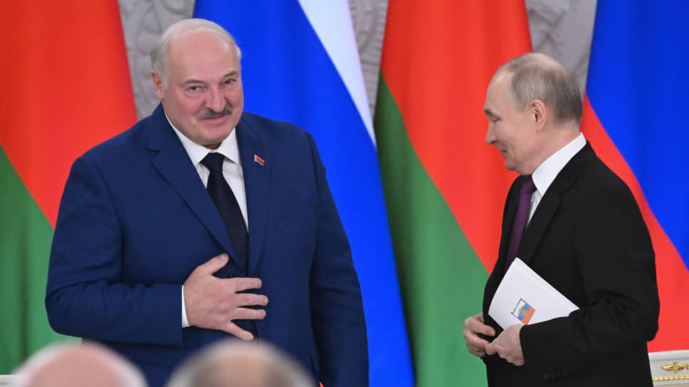 Александр Лукашенко и Владимир Путин.📷Фото: Дмитрий Азаров / Коммерсантъ