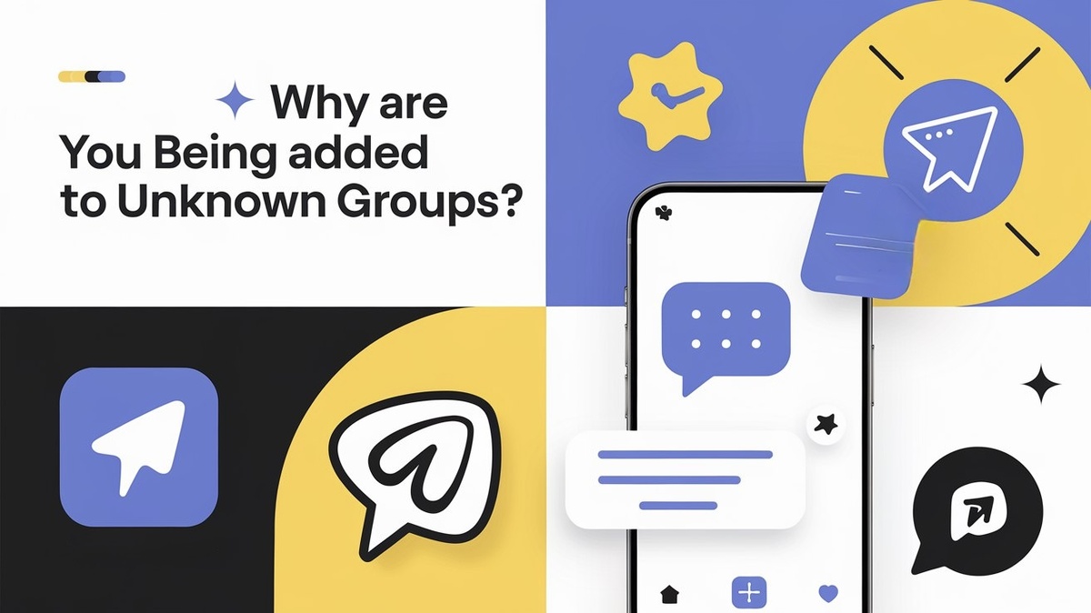 Почему вас добавляют в неизвестные группы?