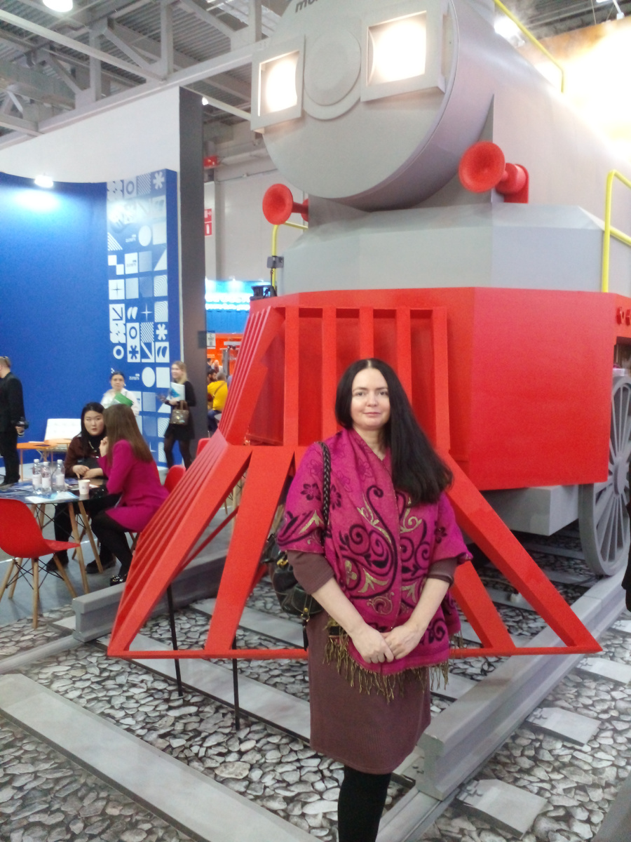 На выставке