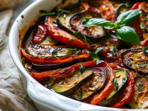 Вкусное постное блюдо: Рататуй