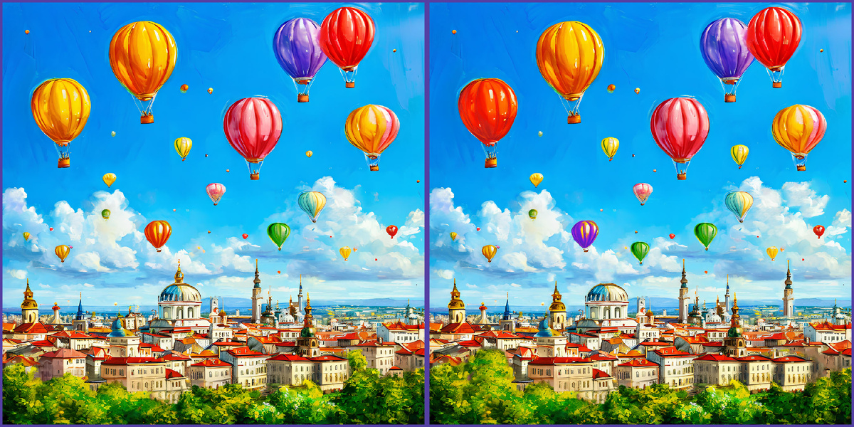 Найдите здесь 10 отличий