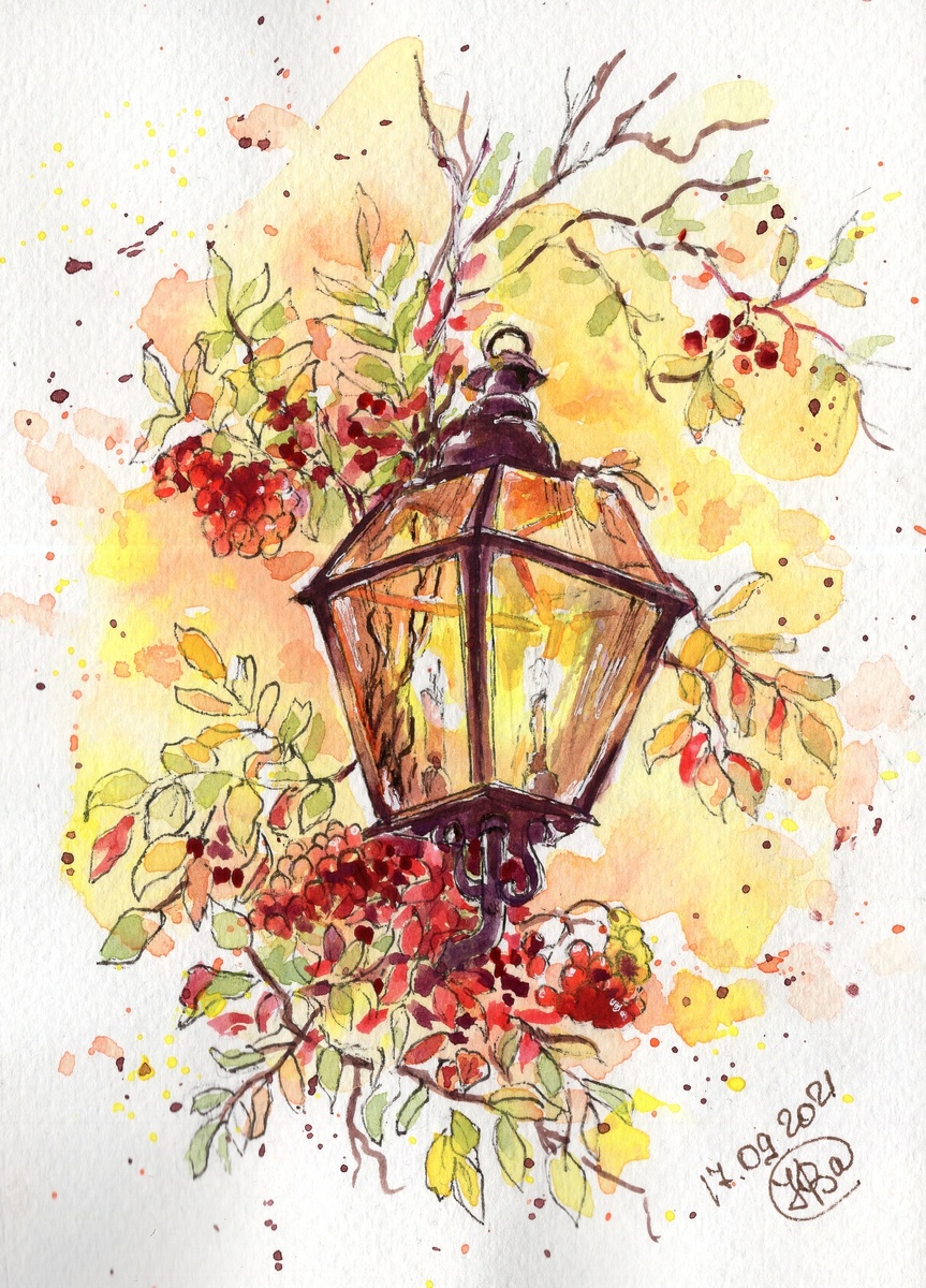 Мои фонарики из 2021 года. По урокам от DreamandDraw. 