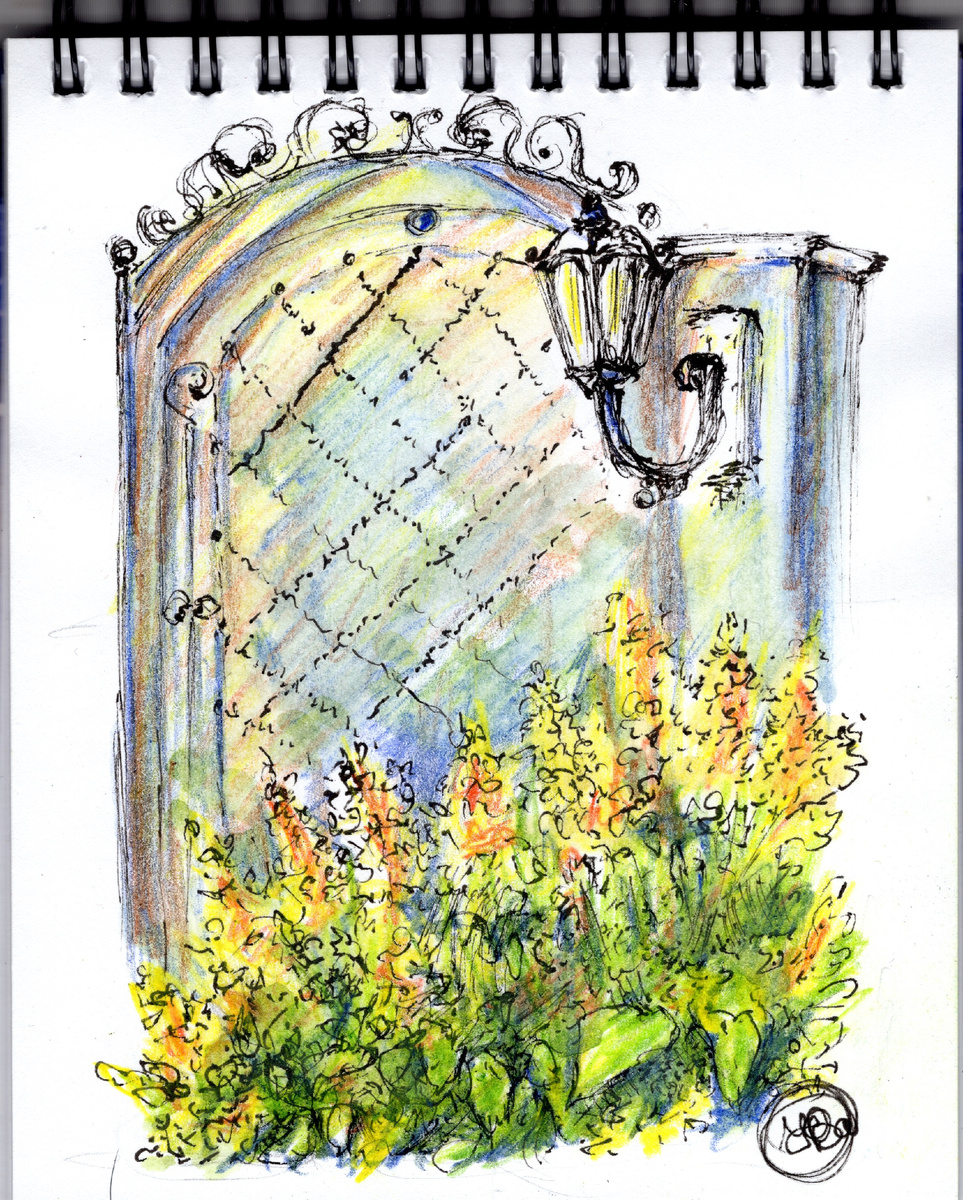 Быстро зарисовка фонаря в 2022 году