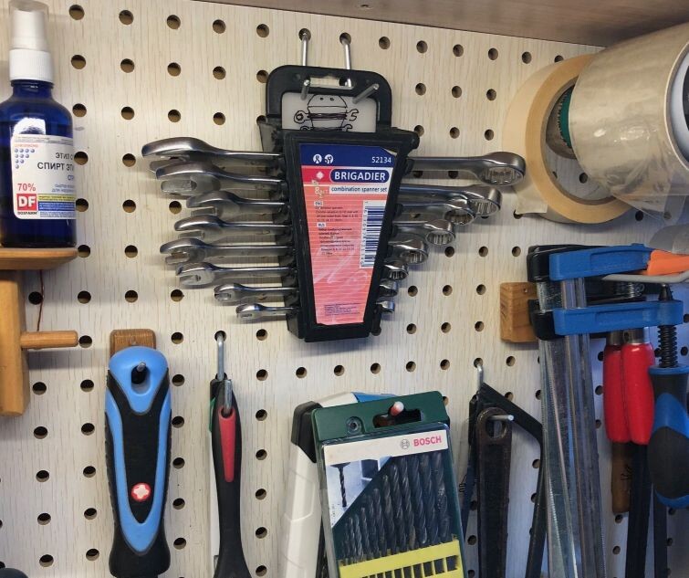 Самый распространенный в продаже тип набора на 8 ключей