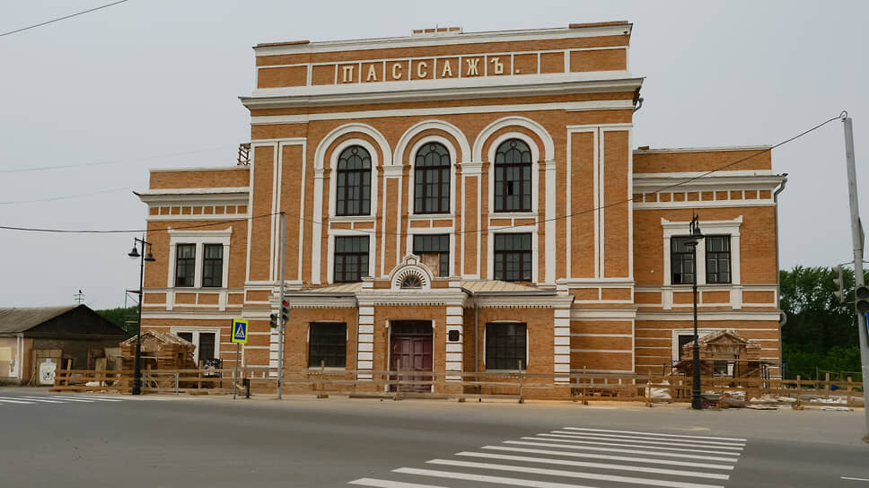 Ирбитский пассаж на реконструкции.📷Фото: Евгения Яблонская / Коммерсантъ