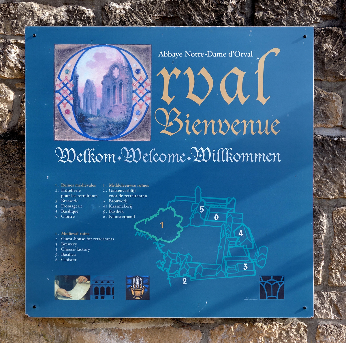 Добро пожаловать в аббатство Орваль. Бельгия.