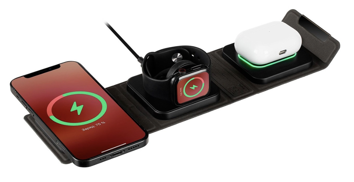 Складная станция беспроводной зарядки triFlex