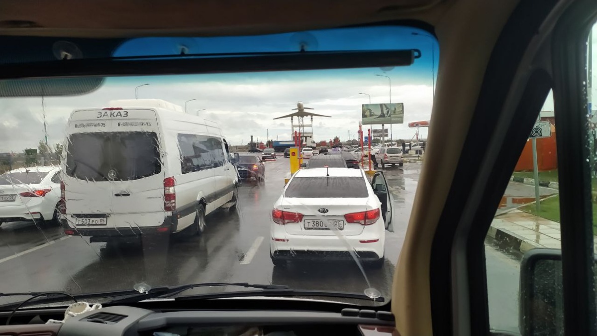 На пути из аэропорта