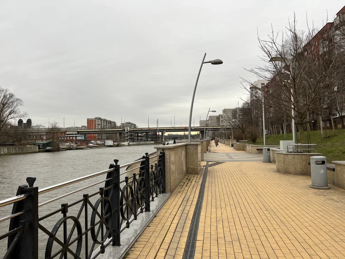 Набережная Трибуца, Калининград. Фото автора