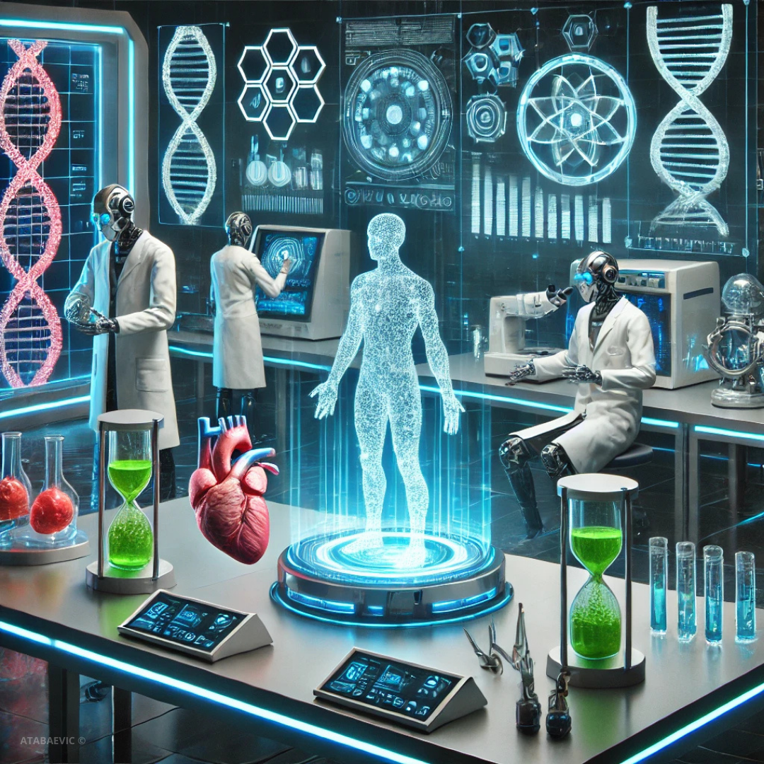 Футуристическая лаборатория с передовыми биотехнологиями!