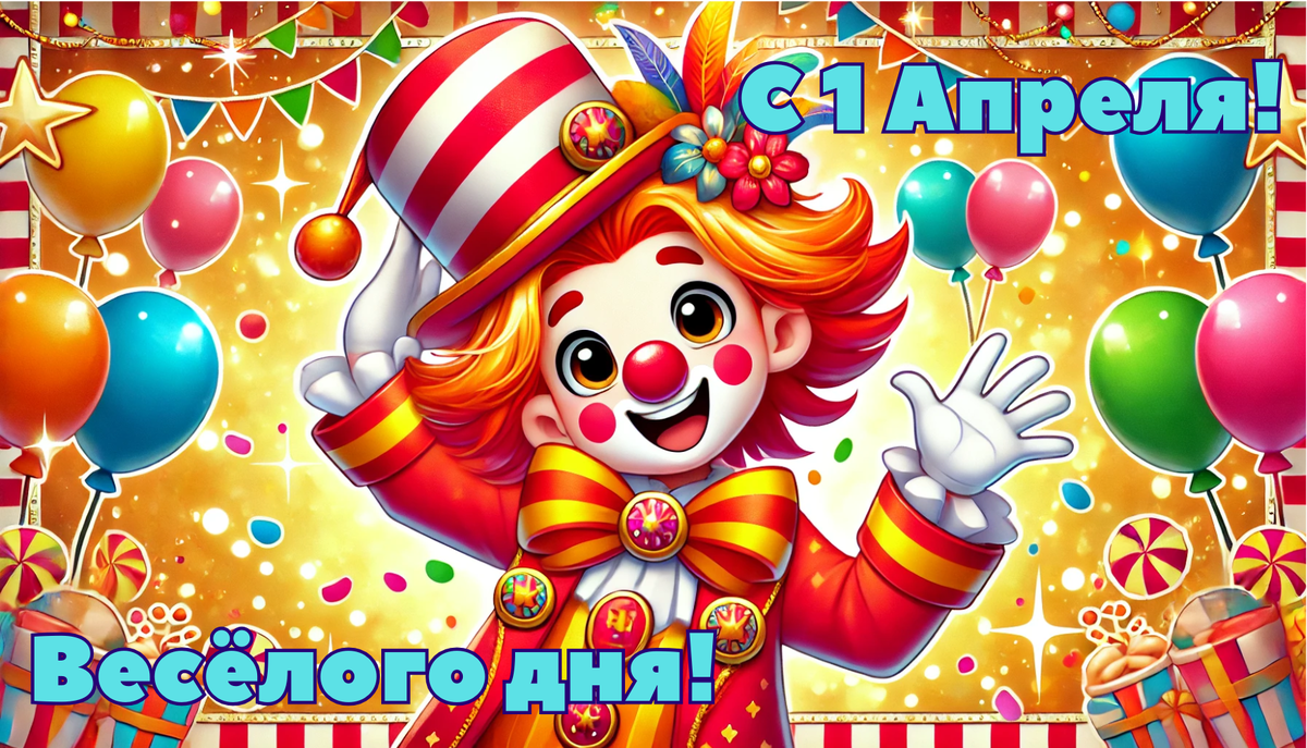С 1 Апреля! Весёлого дня!