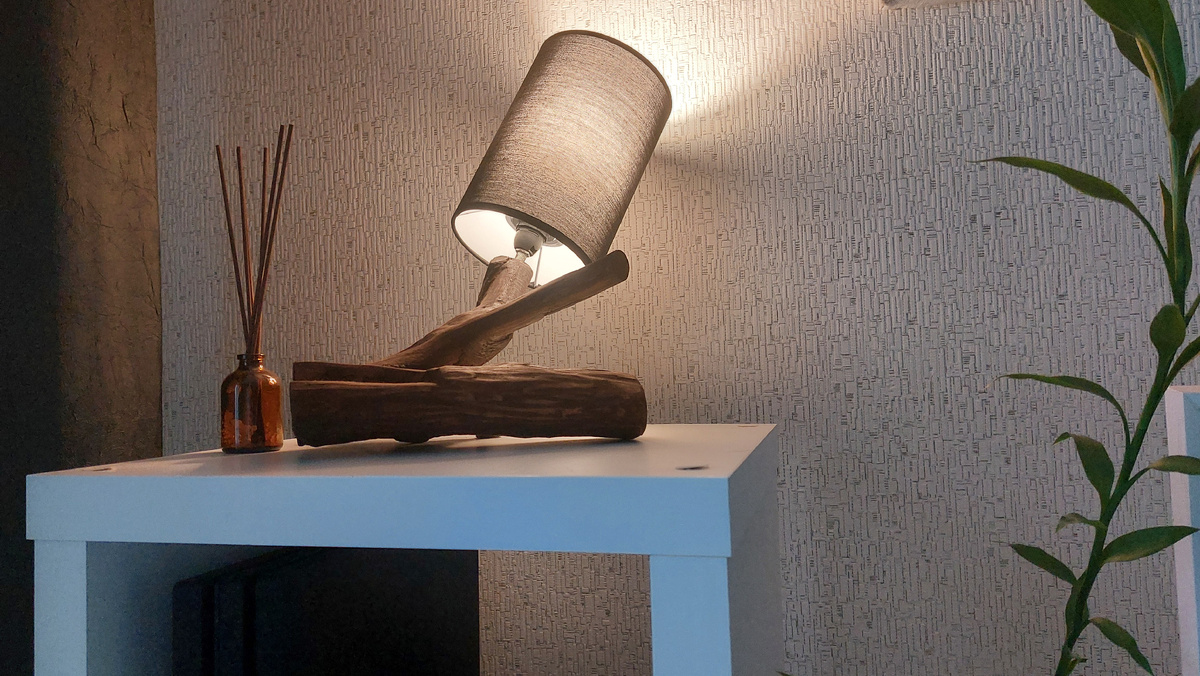 Деревянный светильник от EcoLuchina 