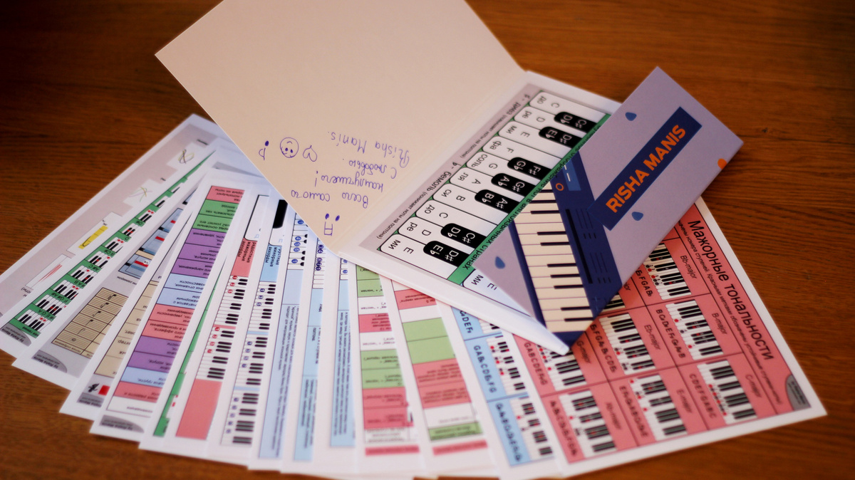 Бумажная версия таблиц от Risha Manis