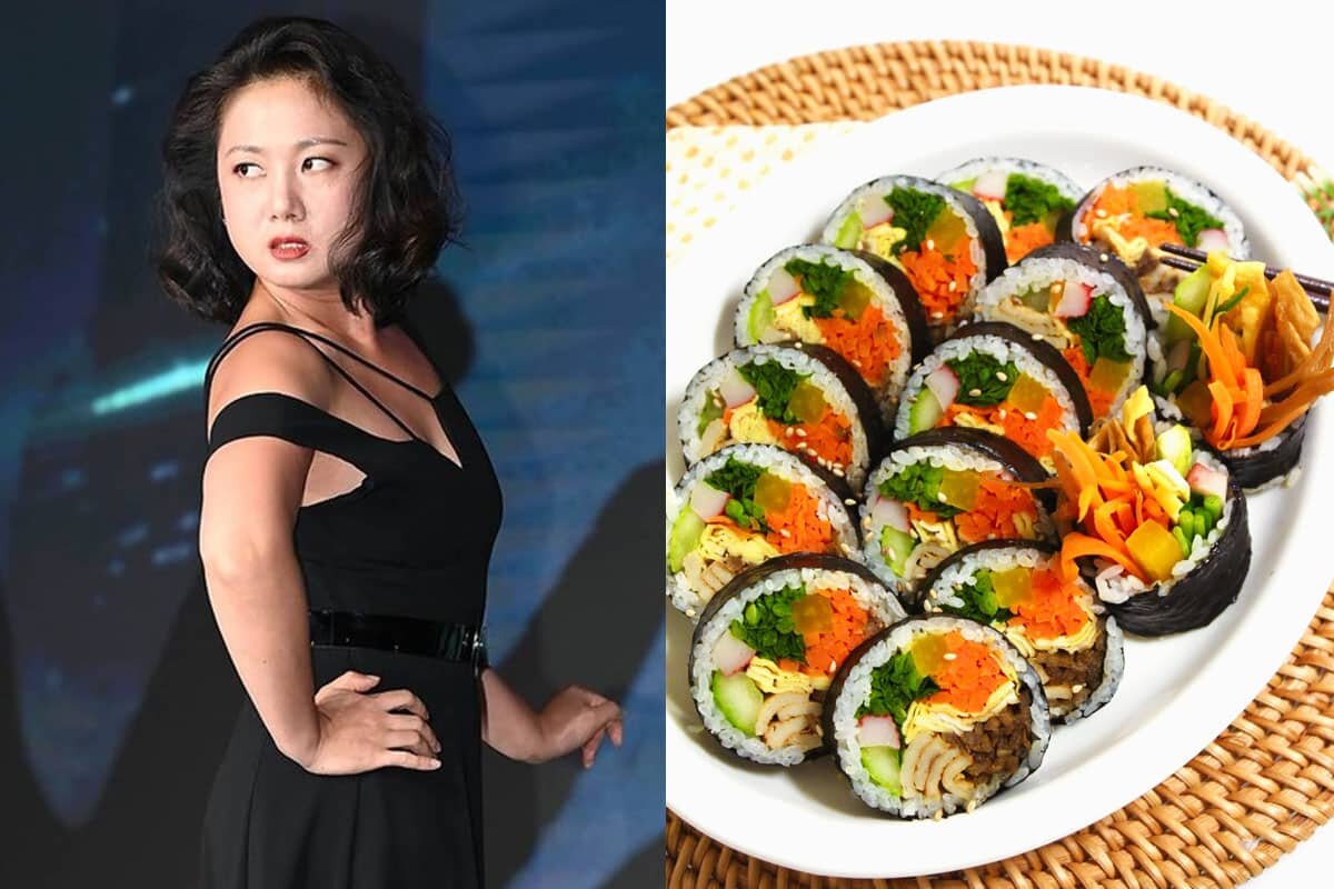    Пак На Рэ съела семь рулонов кимпаба.