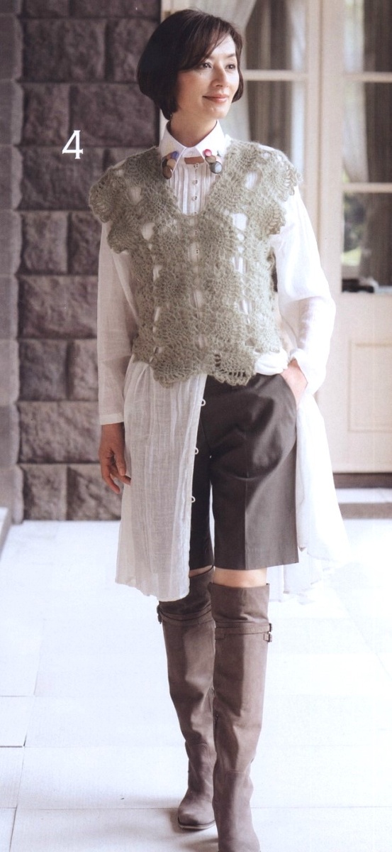 Жилеты и безрукавки абсолютный тренд Вязание для Вас Вязание спицами и крючком