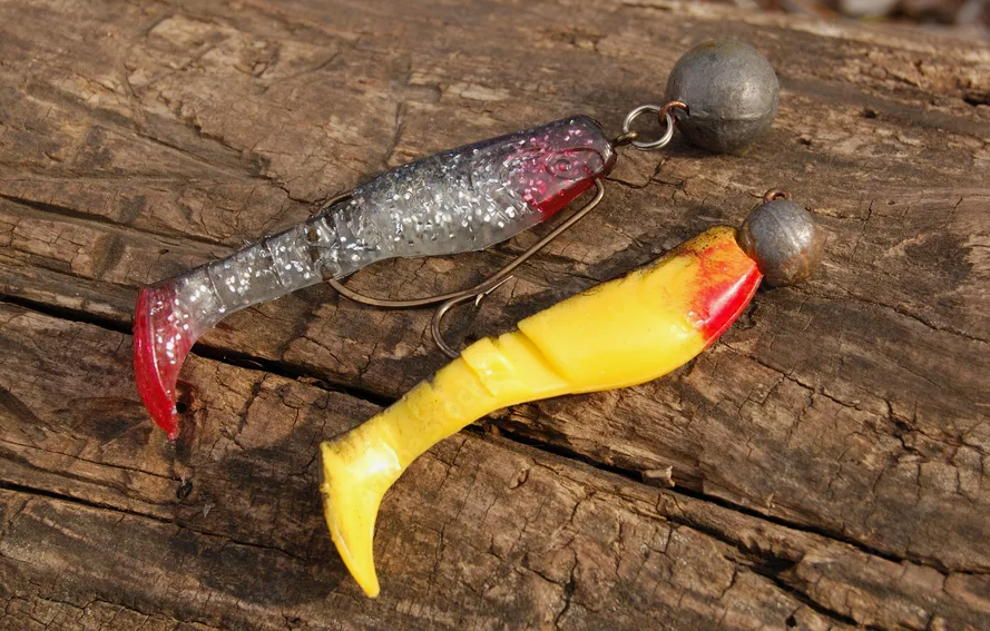 Силиконовые приманки для ловли на джиг. Источник фото stock.adobe.com