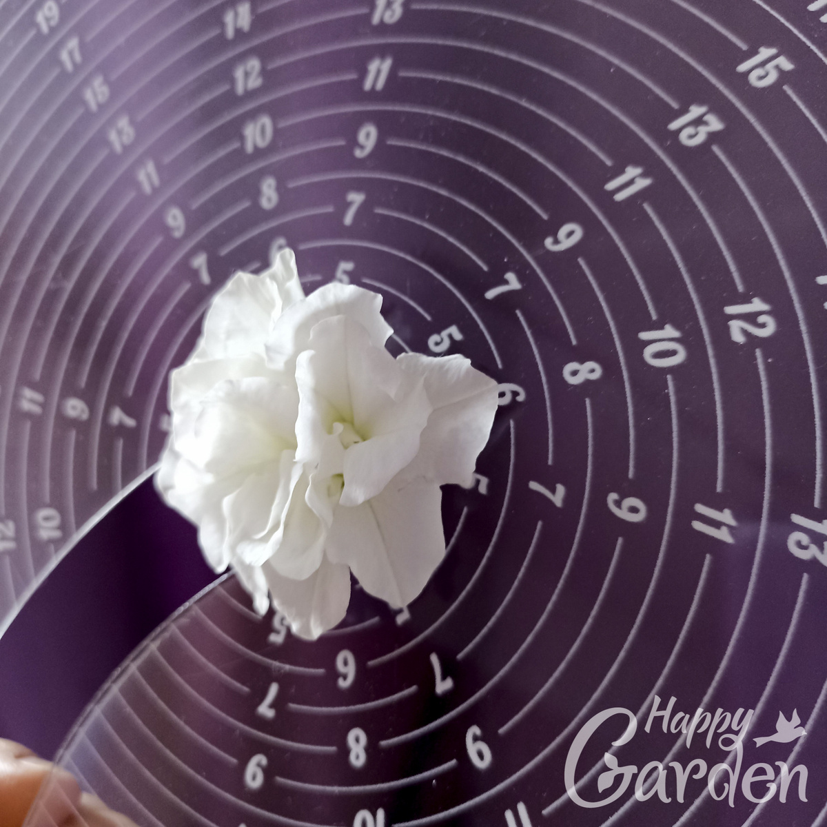 Цветочная линейка Happy Garden для измерения диаметра бутонов