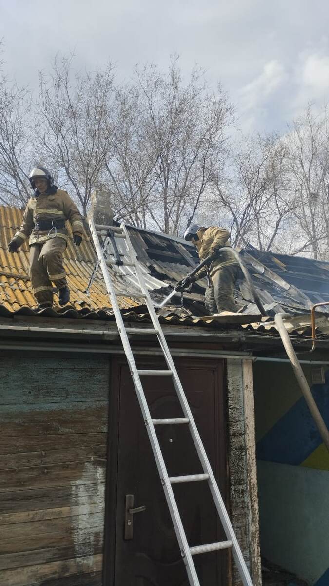 пожар в Астрахани