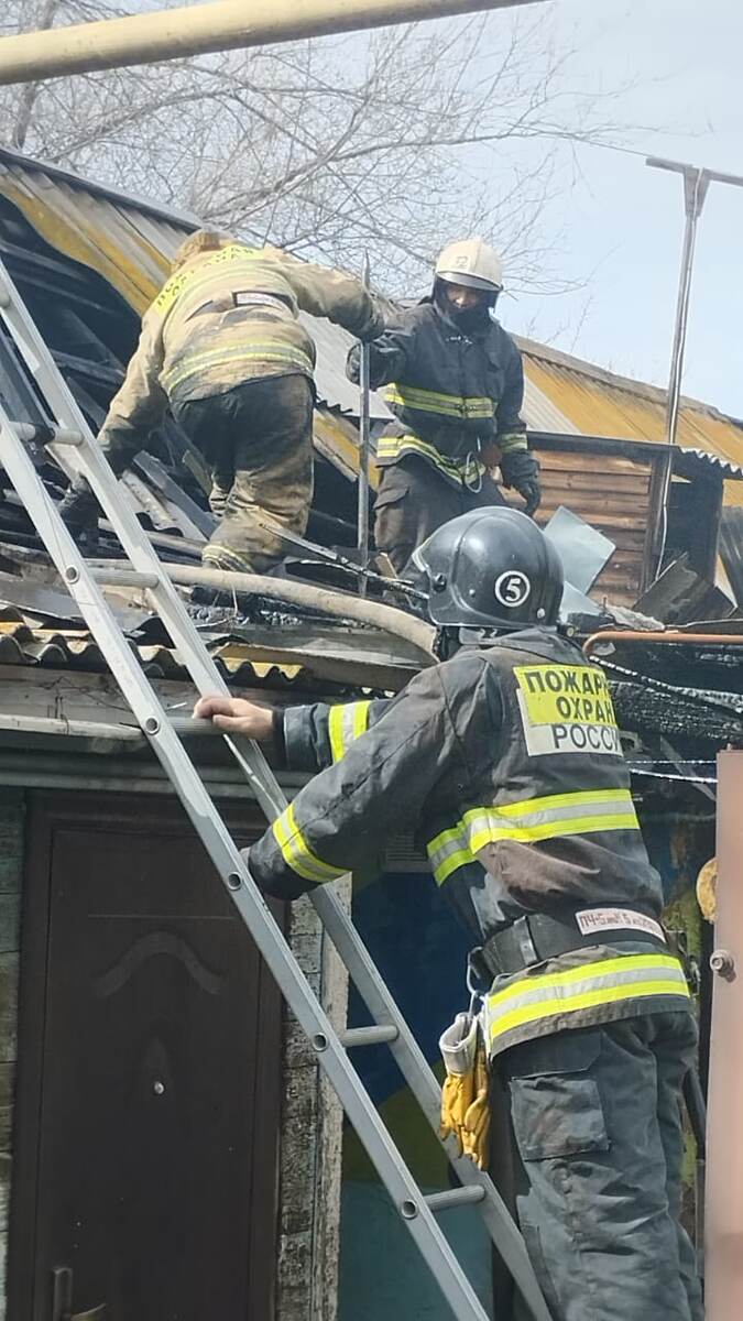 пожар в Астрахани