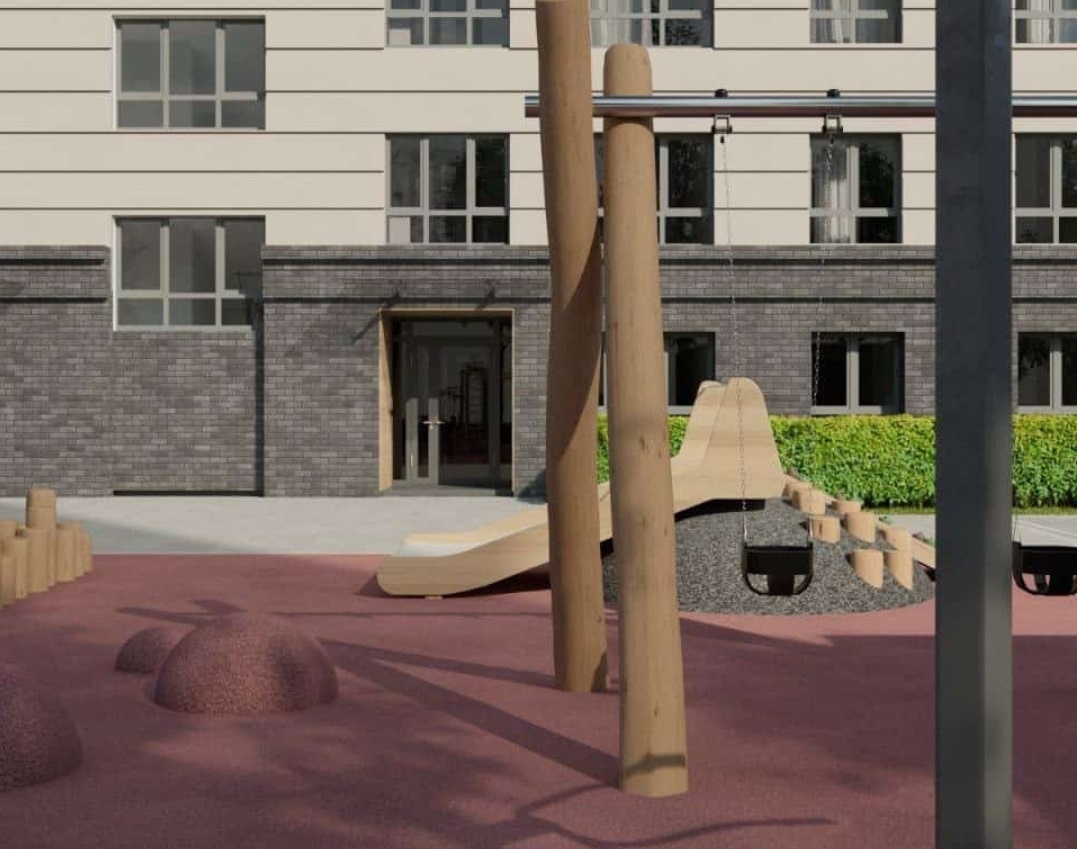 Проект двора на ул. Димитрова, 150