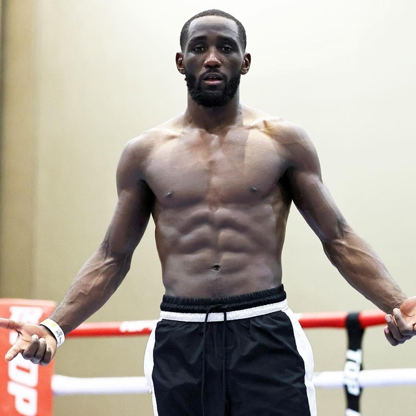 Теренс Кроуфорд на тренировке