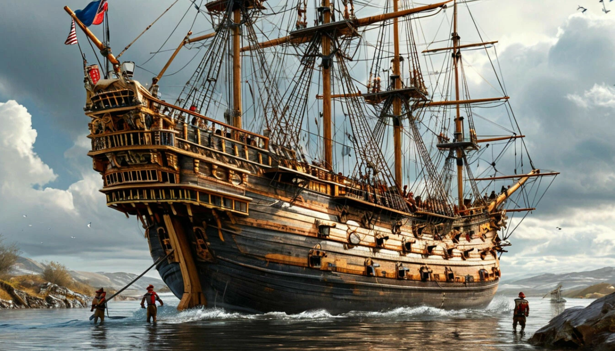 Почему корабли серые, ватерлиния красная, а трубы жёлтые 