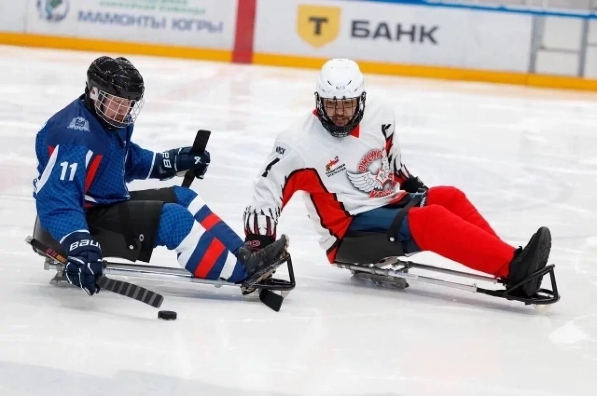    Омские ветераны СВО победили в соревнованиях по следж-хоккею