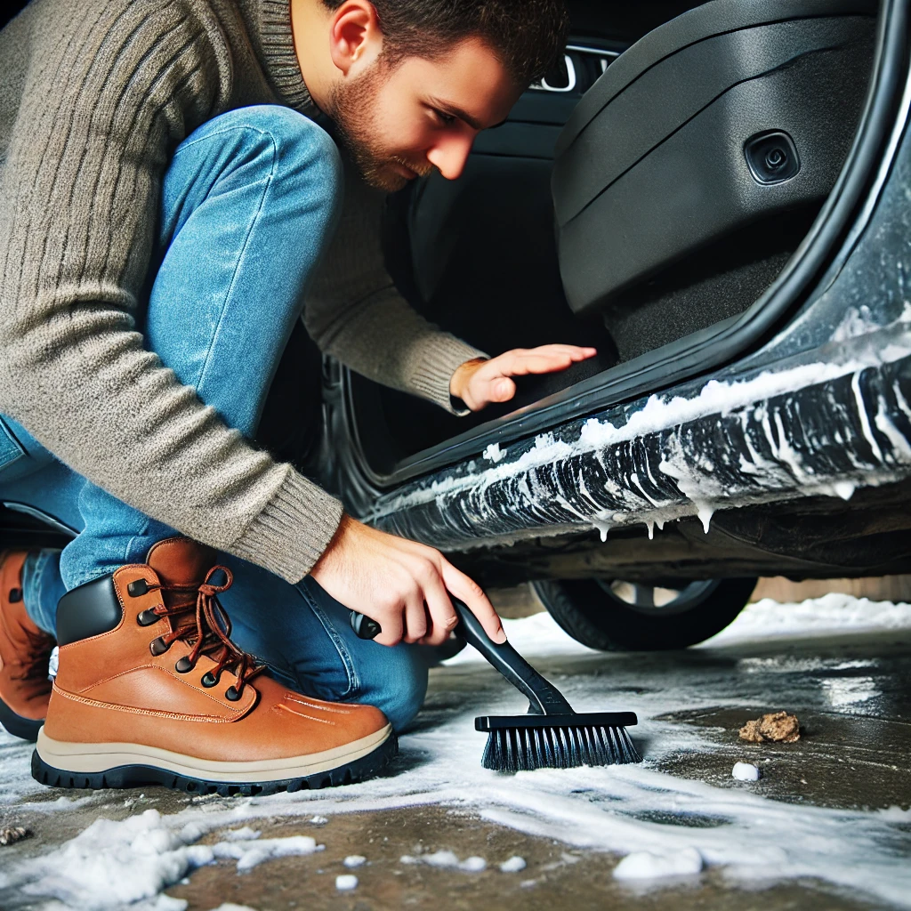Чистка скрытых мест автомобиля после зимы!