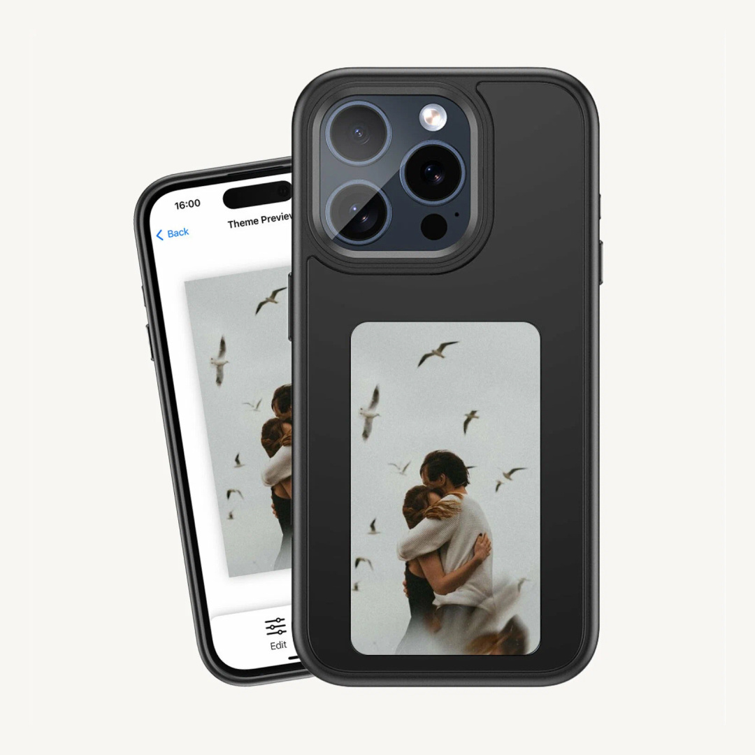 E-ink чехол для iPhone 16 с 4-цветным дисплеем