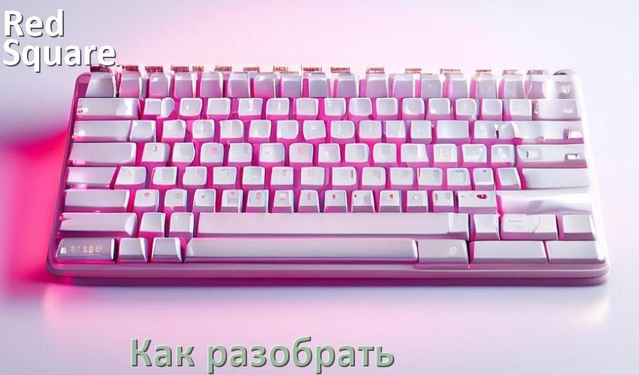 
Как разобрать клавиатуру Red Square Keyrox TKL Classic Pro и почистить
