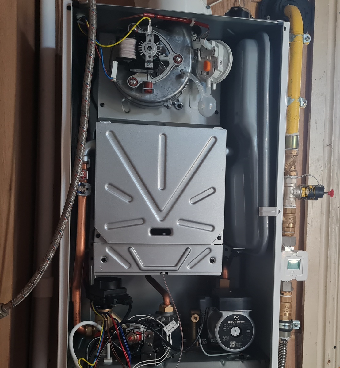 Котёл без кожуха