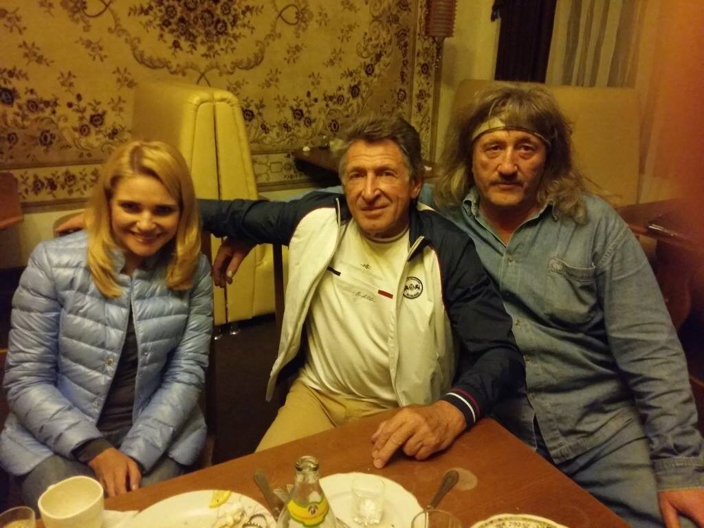 Геннадий Блок и Назир Байчоров в Домбае